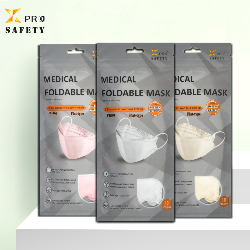 Xpro Safety Disposable Mask Cover Fashion 3D Color Foldable Face fashion Mask