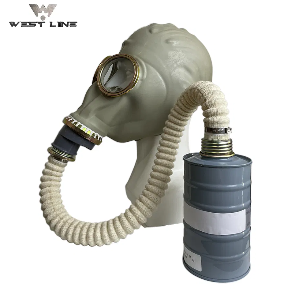 Toxic Gases/Dust/Vapors/Chemicals Respiratory Protection Full Face Gas Masks with Respirator Hose