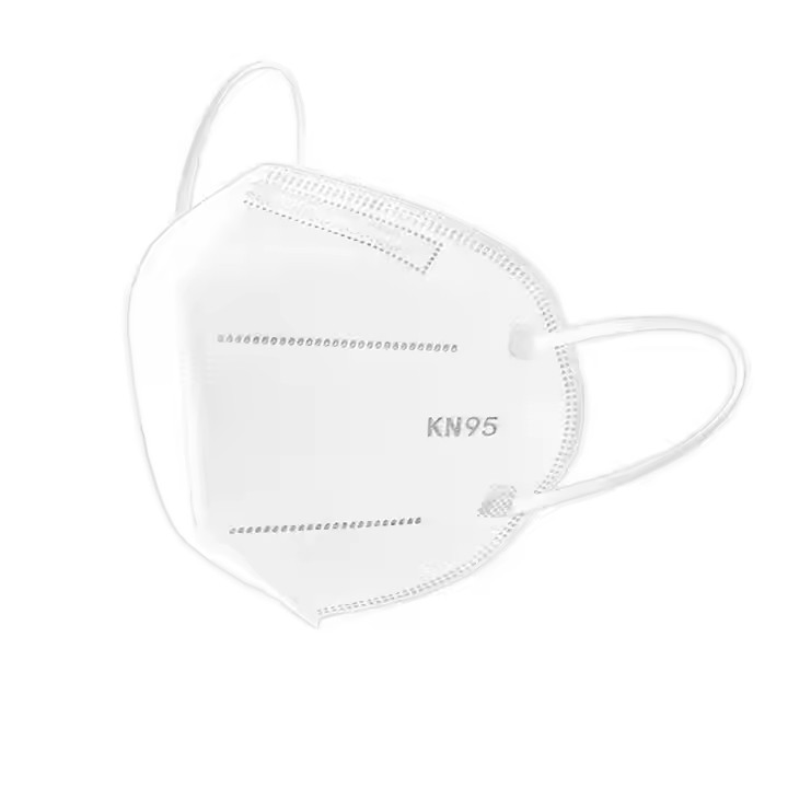 OEM/ODM Service N95 Respirator Mask 5-Ply Filtration with Adjustable Nose Clip &amp; Elastic Bands
