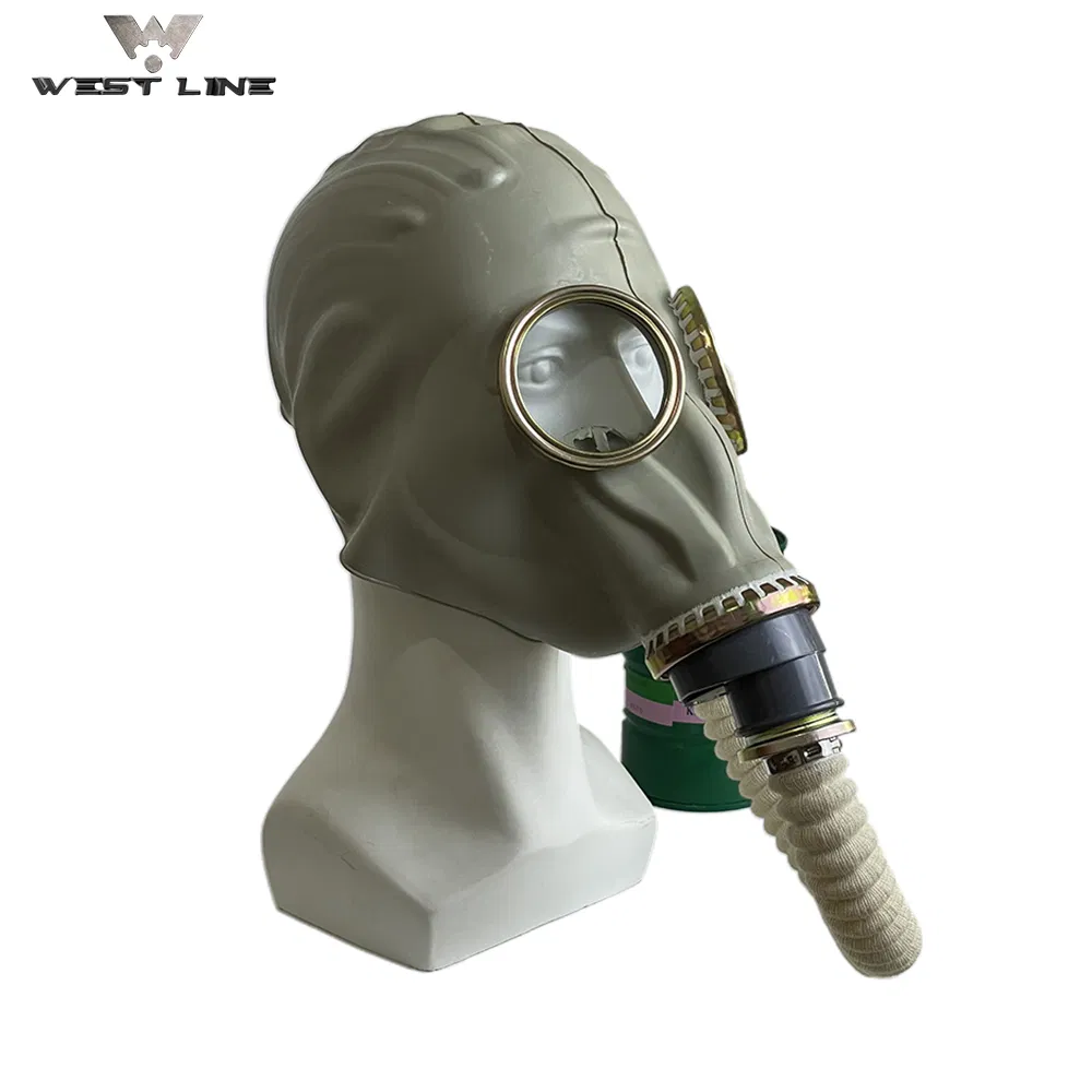 Nuclear Chemical Tactical Full Face Gas Respirator Mask with 40mm Activated Carbon Filter