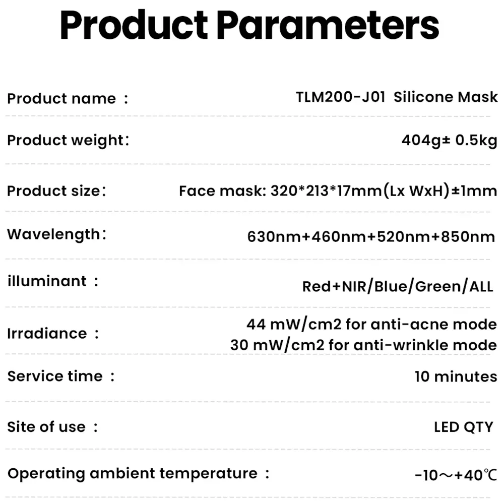 LED Light Therapy Mask Design