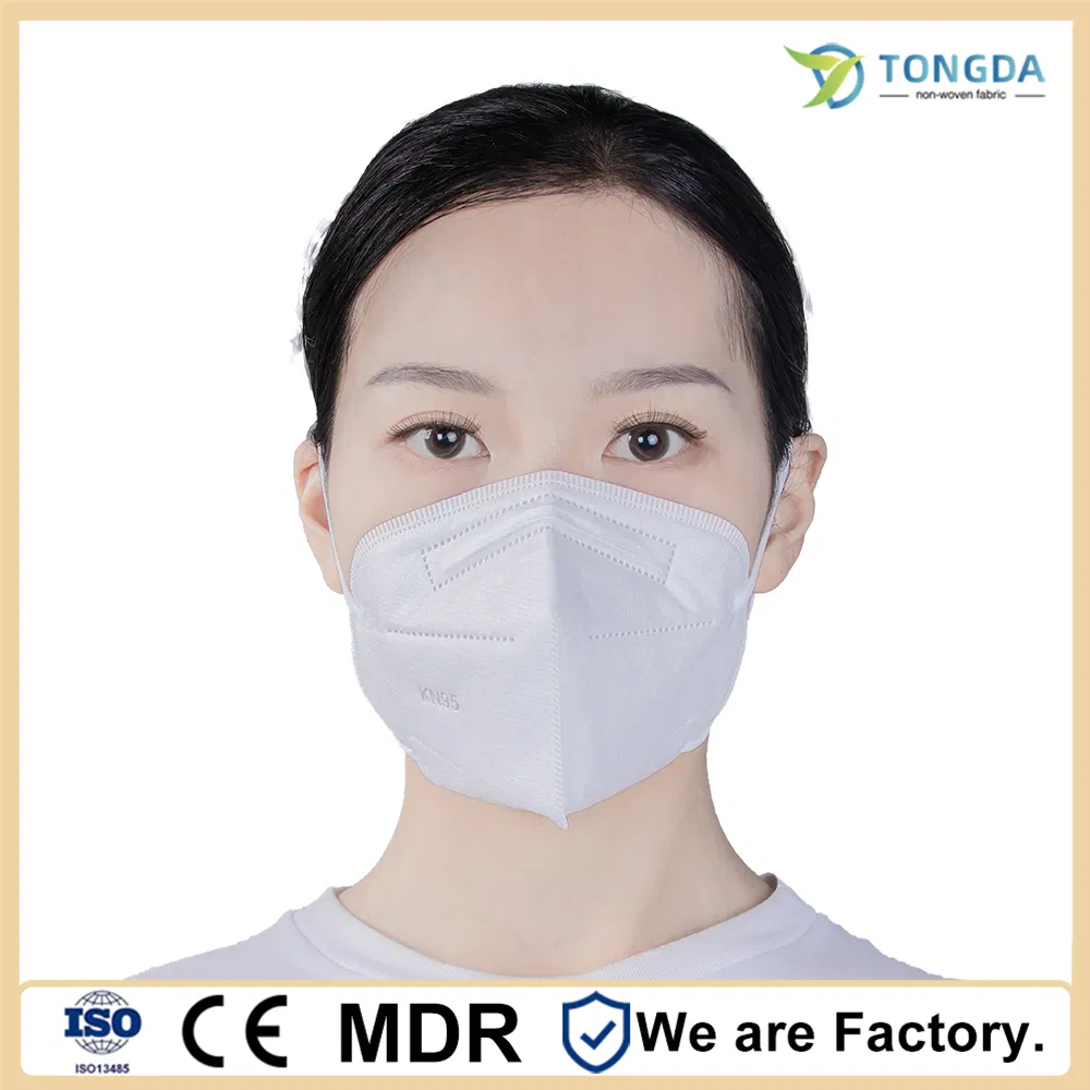 KN95 Disposable Protective Face Mask Folded Style 3D Face Mask