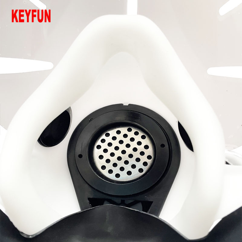Full Facepiece Reusable Respirator Gas Mask Glasses Activated Filter Carbon Mask