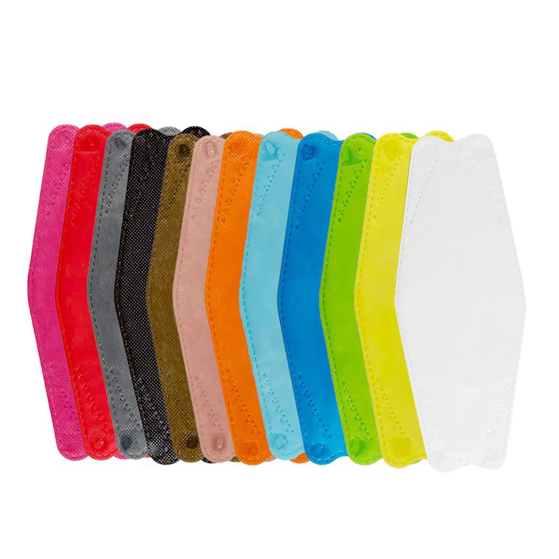 Wholesale Customized High Filtration 4 Layers Colorful 3D Mask Fish Shape Professional Personal Surgical Protective Medical Kf94 Face Mask