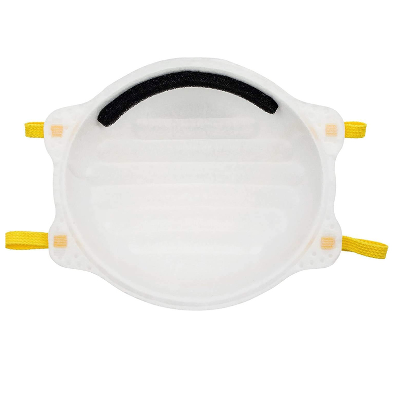 White N95 Headband 4 Layers Healthcare Filtering Half Respirator Particulate N95 Face Mask OEM Inventory CE and Niosh Approved Protective Cone Respirator
