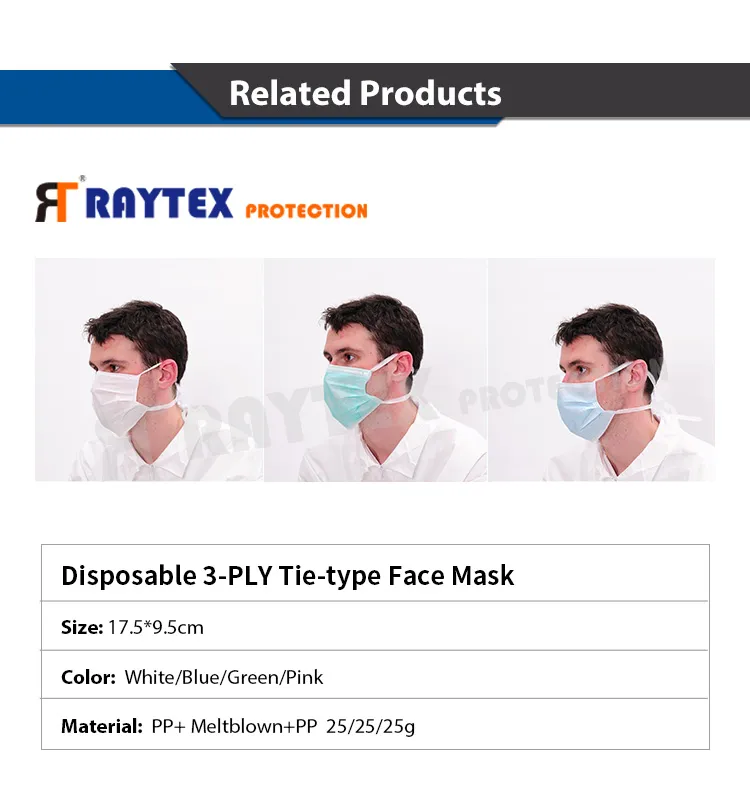 En14683 CE Type Iir Standard Disposable Non-Woven Surgical Face Mask