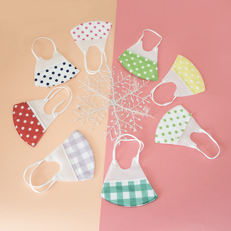 Colorful 3D Kf94 Face Masks for Kids' Health and Safety