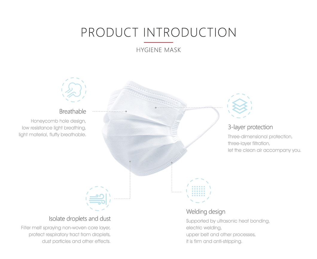 Kids Hygiene Face Mask Disposable for Kids Protection Breathable Face Masks for Children Safety Mask