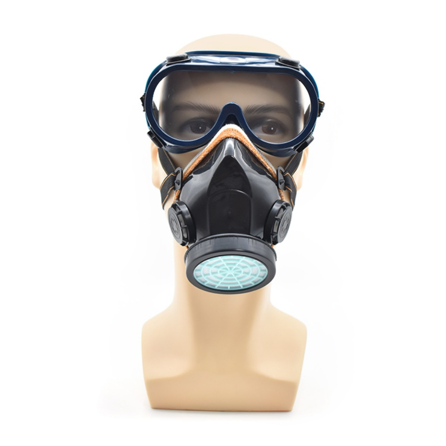 Safety Goggles Face Mask with Dust Respirator Nose Protection