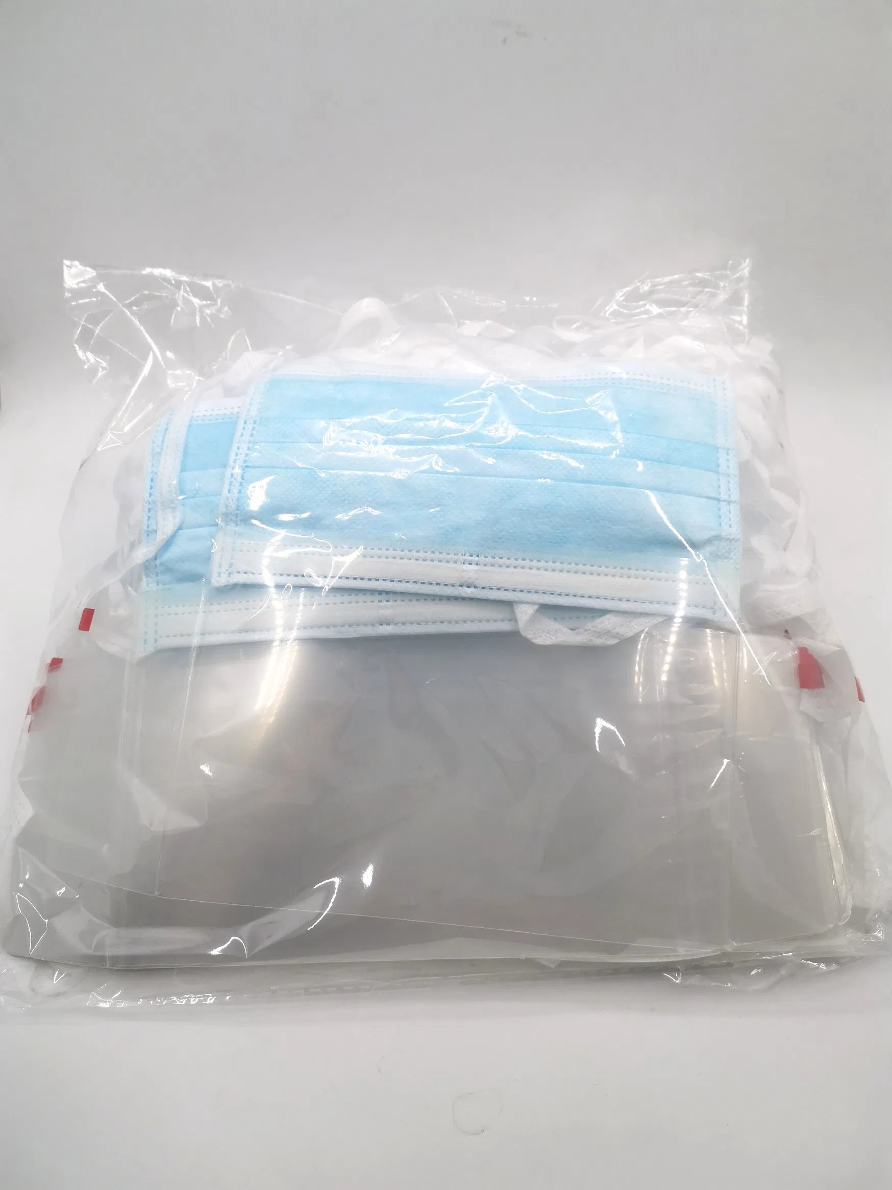 Disposable Protective Non Woven 3 Ply Face Mask Face Sheild with plastic Lens