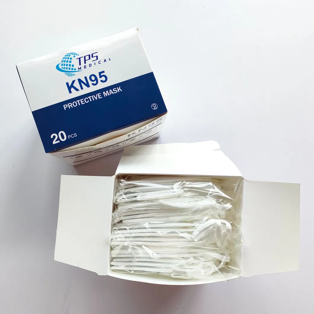 Protective Mask Face Masks Anti Dust Disposable Facemask White 6 Layer Protection 95% Filtration Efficiency