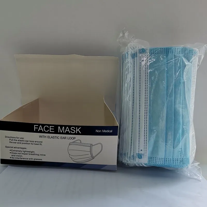Disposable Protective 3-Ply Breathable & Comfortable Filter Safety Mask for Unisex