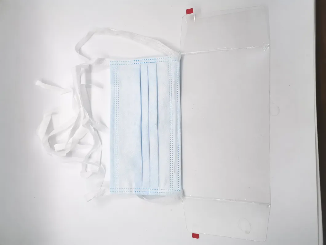 Disposable Protective Non Woven 3 Ply Face Mask Face Sheild with plastic Lens