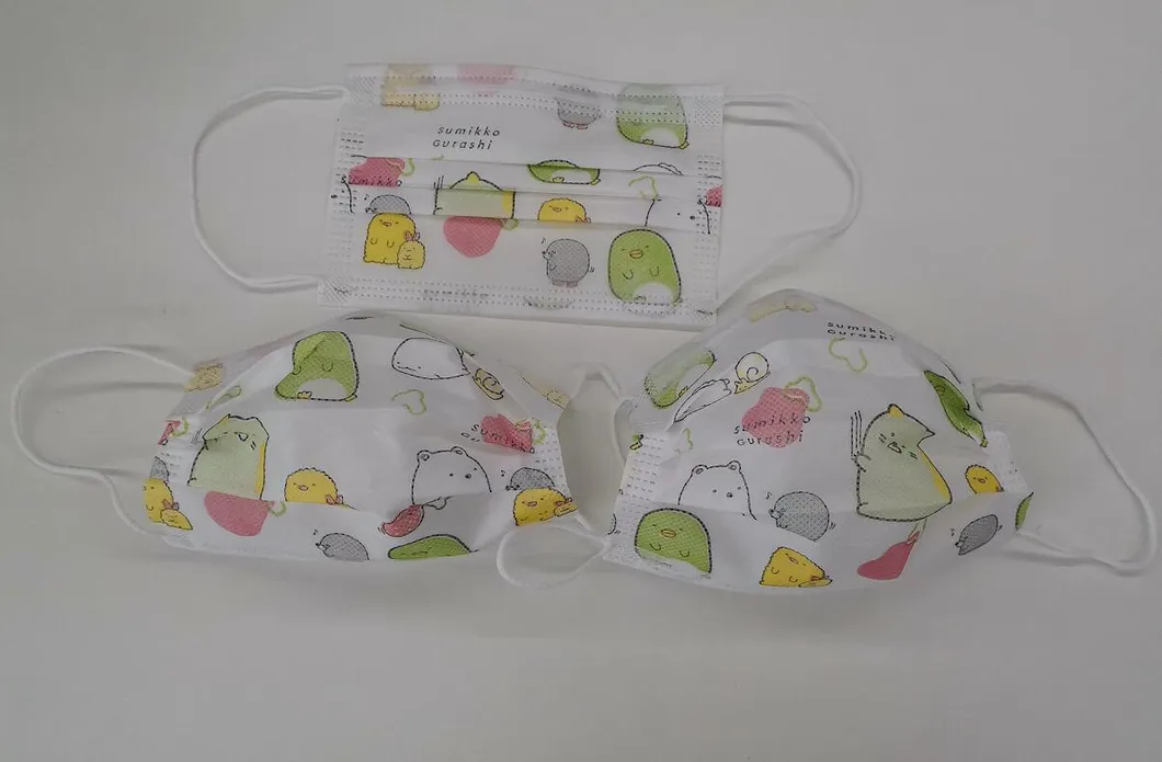 Printed Color High Protective 3ply Earloop Face Mask for Kids
