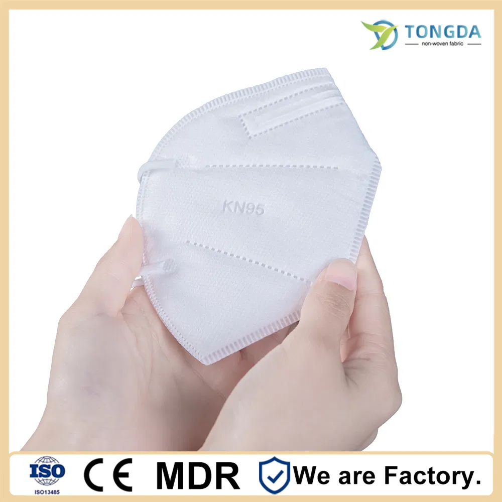 KN95 Disposable Protective Face Mask Folded Style 3D Face Mask