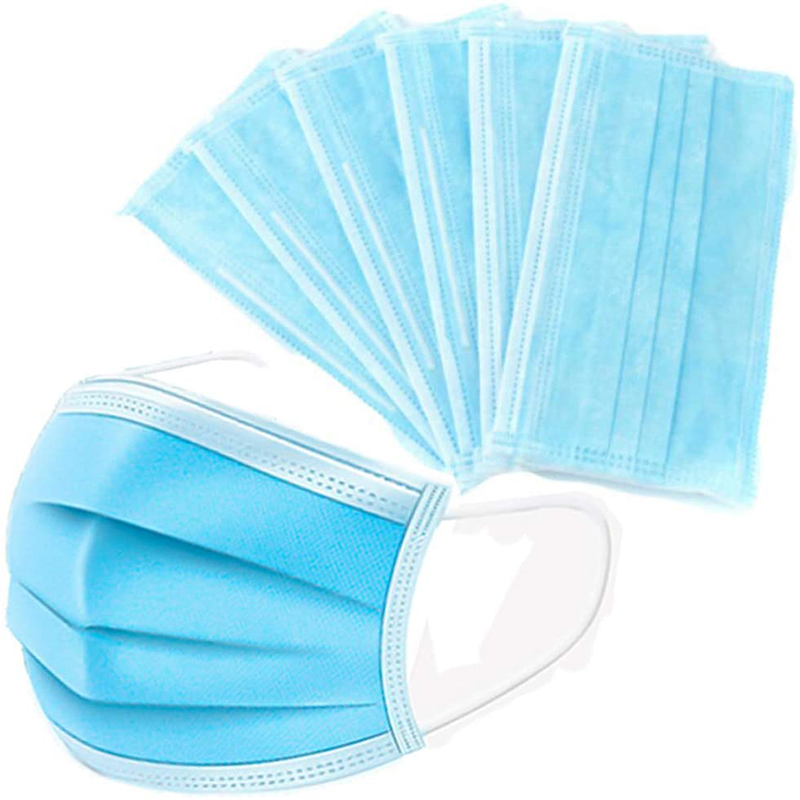 3 Layers Protective Face Mask for Daily Use, Breathable Anti-Dust Disposable Mask with Earloop for Personal Care
