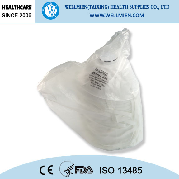 N95 Niosh Approved Standard Disposable 3D Fold-Able Respirator Face Mask