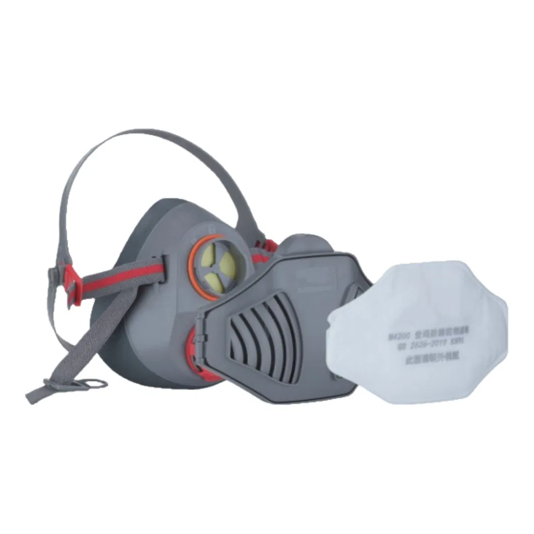 Professional Anti-Pollution Respiratory Protection Single Filtering Device Half Face Gas Mask Detailed view 1
