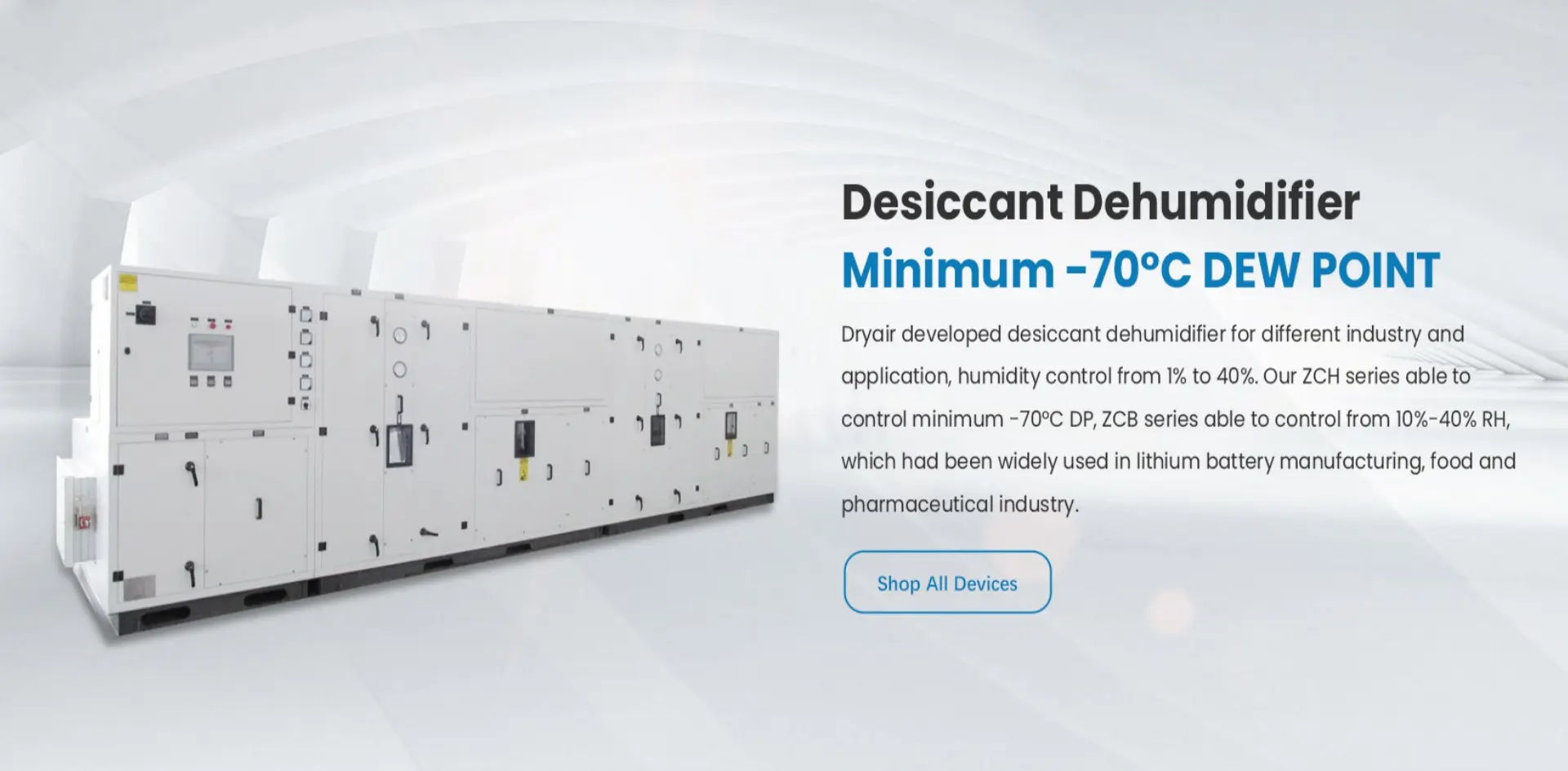 Lithium-ion battery manufacturing dry room