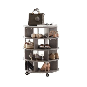 High Quality Space Saving Home Simple Rotating Shoe Rack Multi-Layer Storage Shoe Rack for Entry Room Furniture