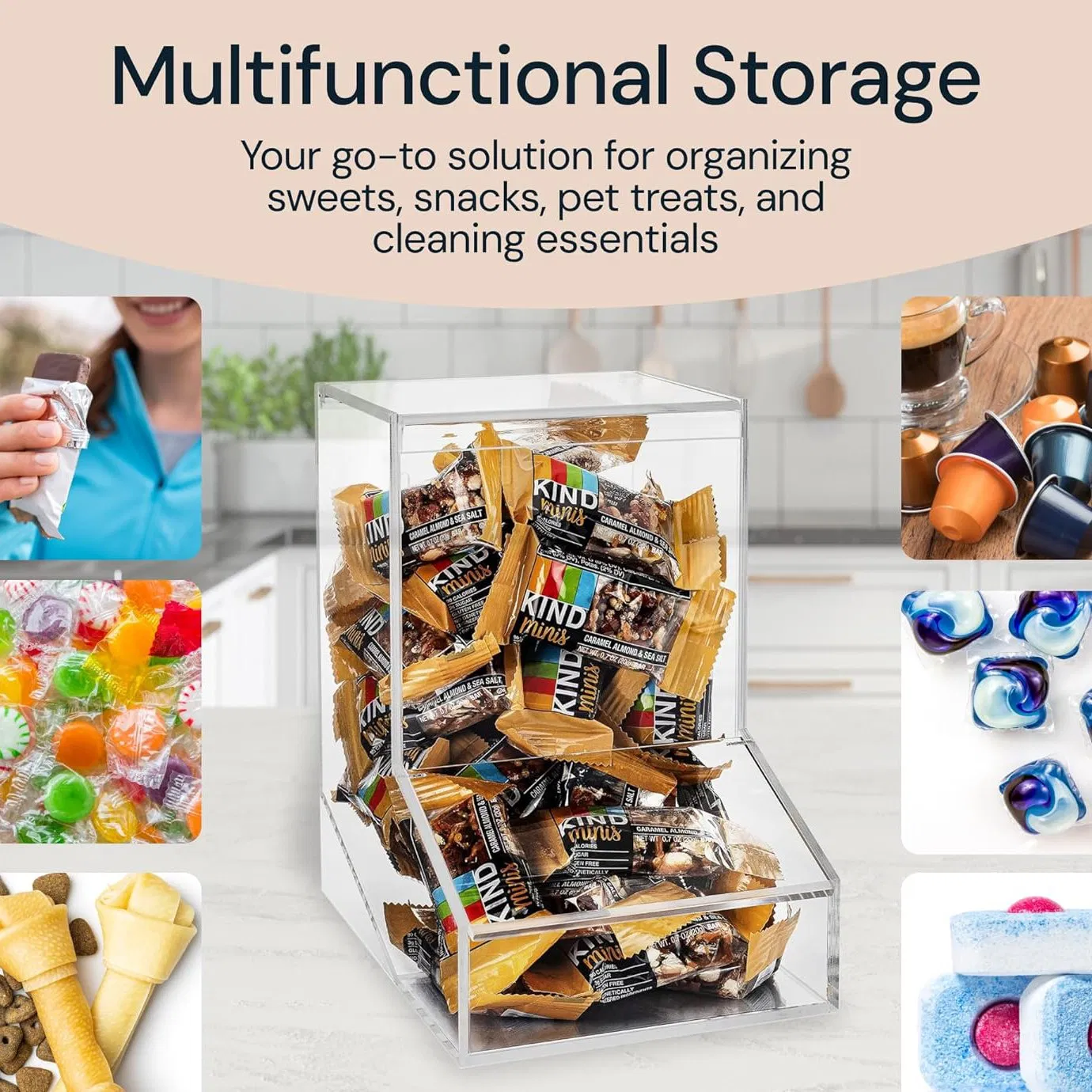 Acrylic Display Rack for Candy Snacks in Your Snack Store