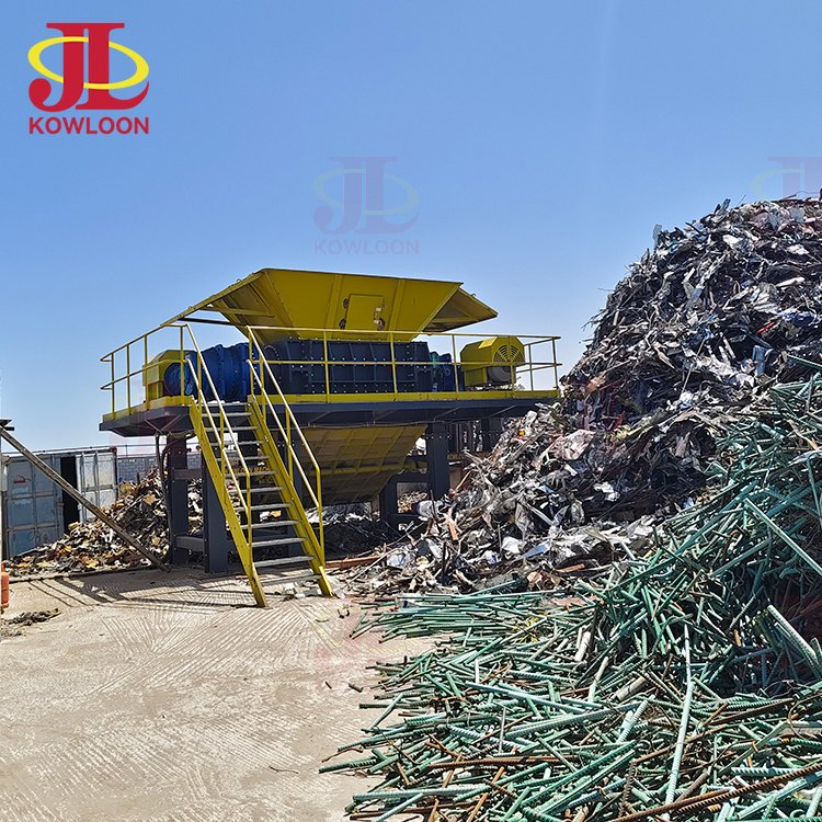 Industrial Refuse Derived Fuel Rdf Waste Shredding Machine Fabric Leather Textile Msw Shredder