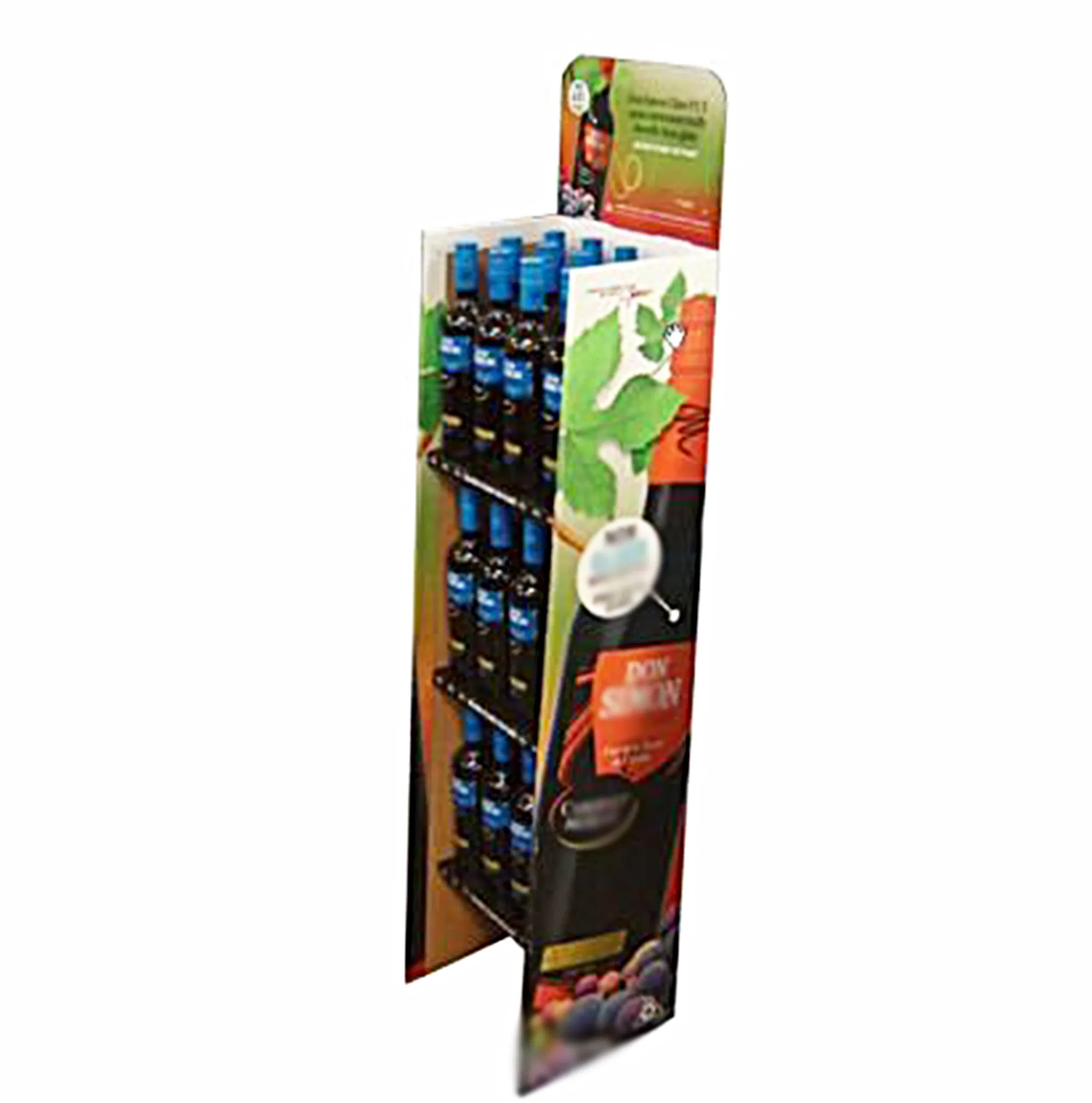 Pop Snack Retail Showcase Cardboard Display Rack for Retail