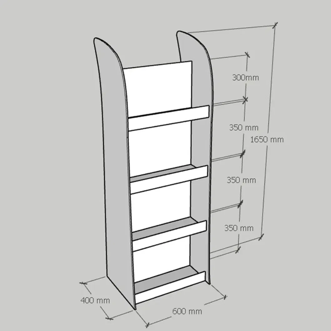Eco-friendly Cardboard Shelf