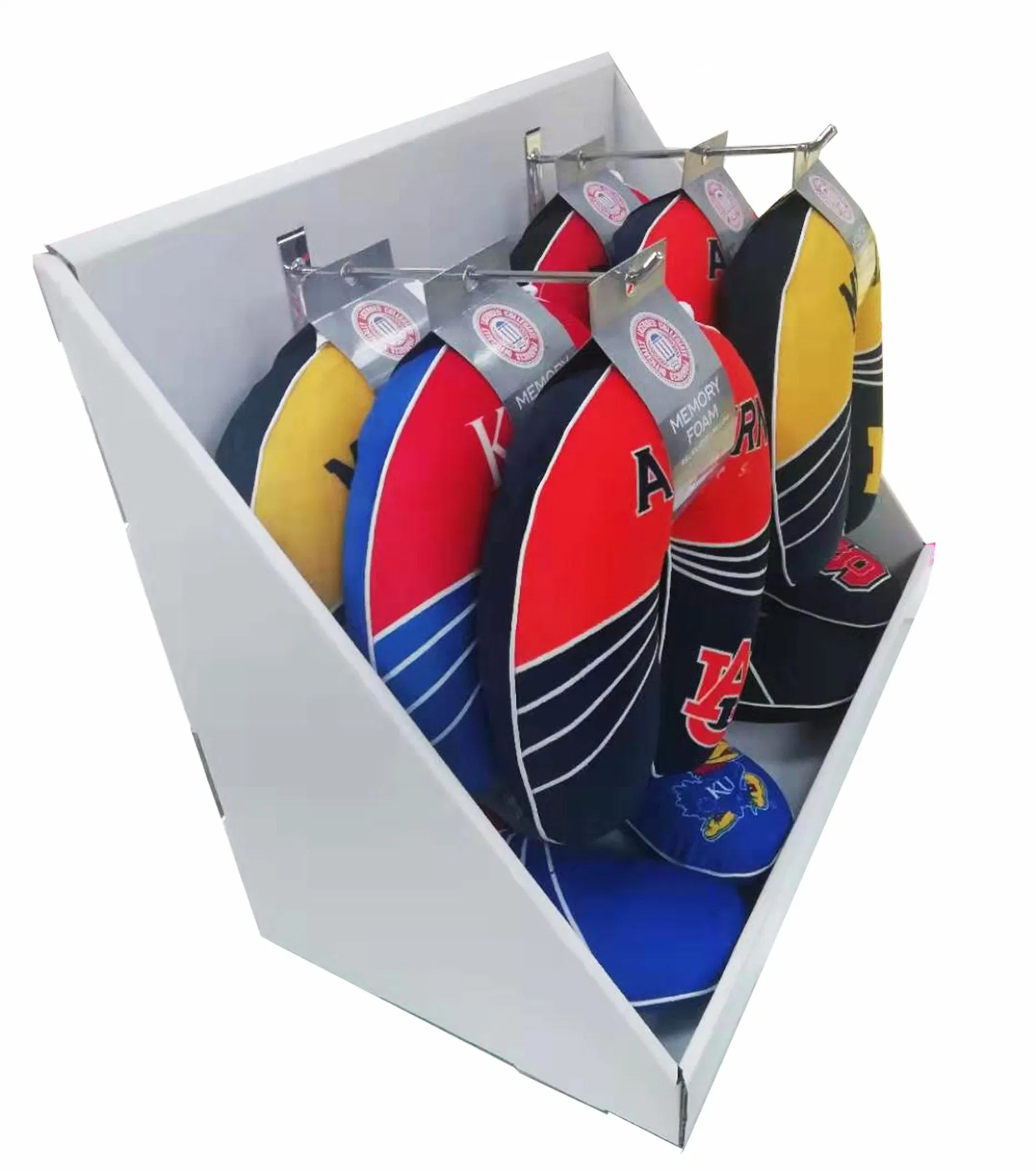 Table Top Cardboard POS Bottle Display Stand Paper Counter Display Rack