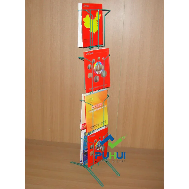 Metal Floor Standing Catalog Rack