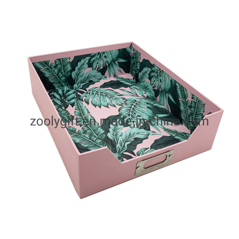 Customized Desktop Office Stationery Storage Set Cardboard Paper Desk Organizer Accessory Set Desktop Paper Magazine File Organizer Holders