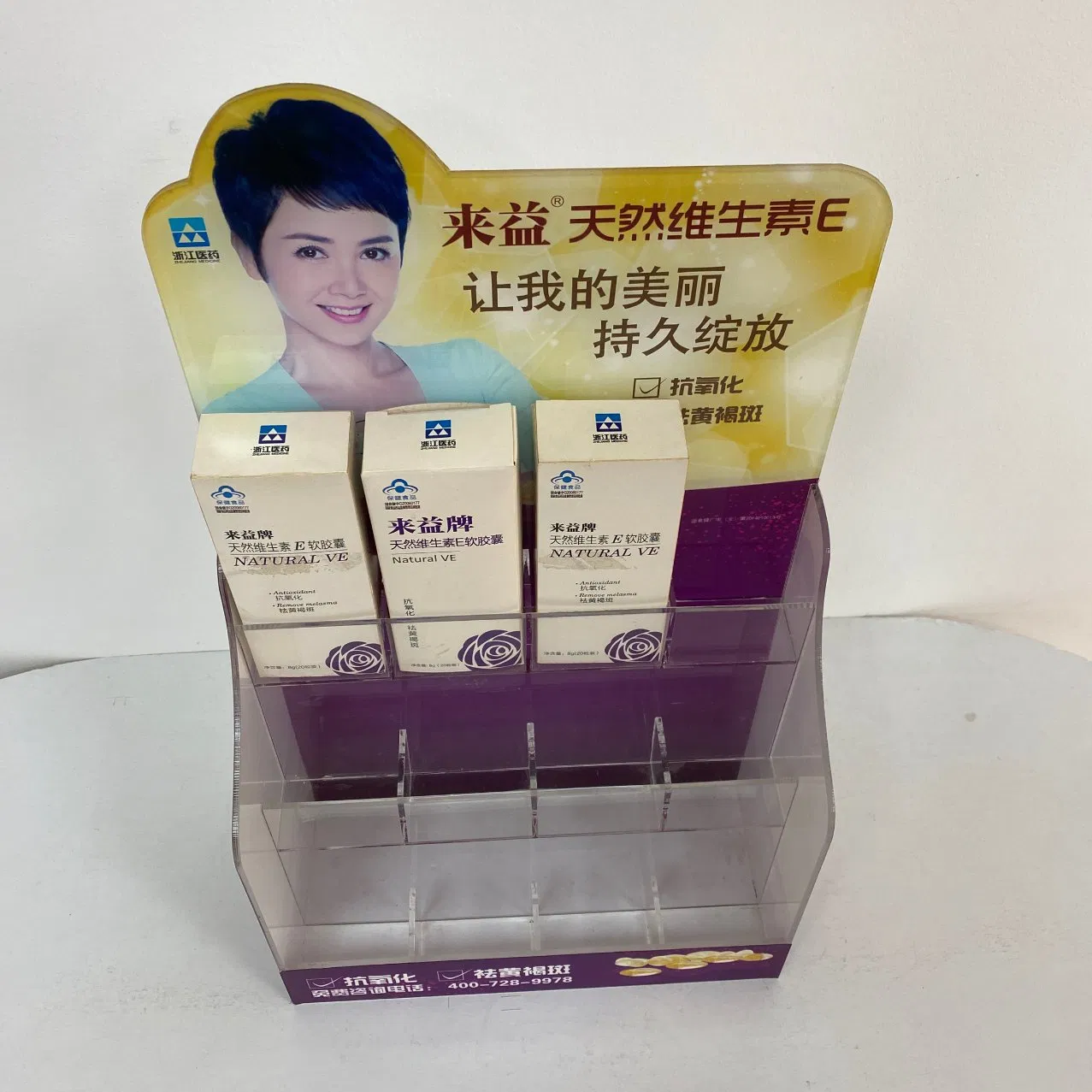 OEM Acrylic Wall Brochure Display Stand/China Custom Made Acrylic Counter Display/Adversting Acrylic Display Rack