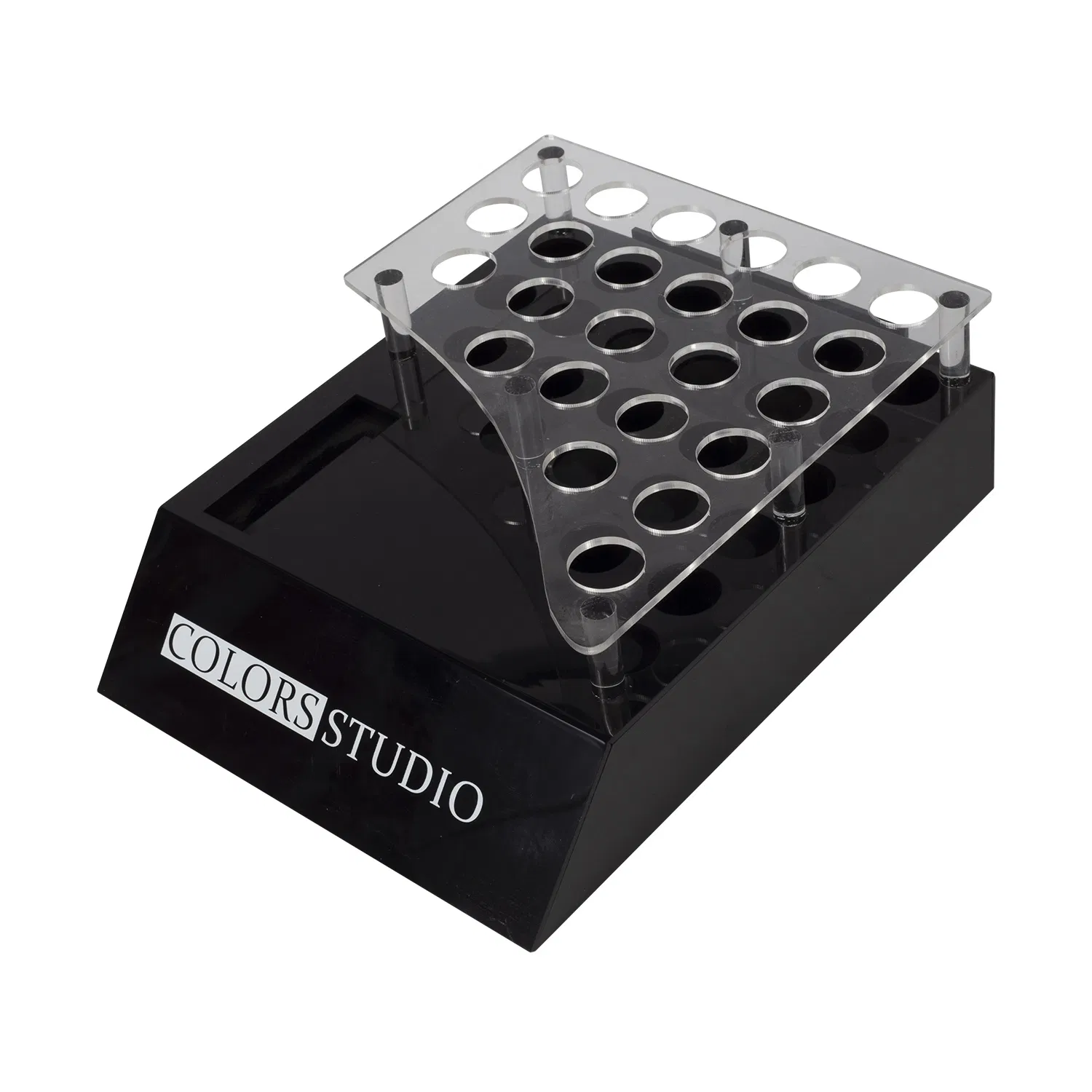 Promotion Perspex Cosmetic Display Stands Counter Top Rack Counter Top with Holes