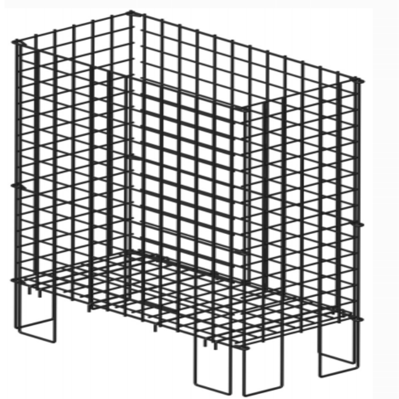 5 Tiers Metal Display Floor Stand Rack Black Wire Rack