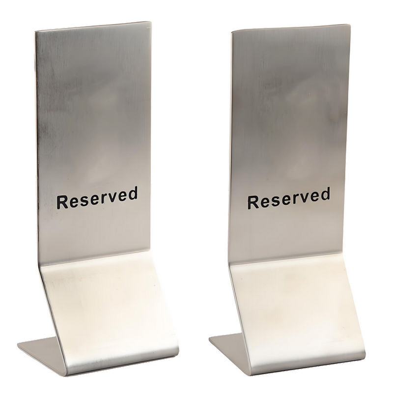 Ezd A1 A Shape Logo Number Acrylic Table Sign Holder for Reservations