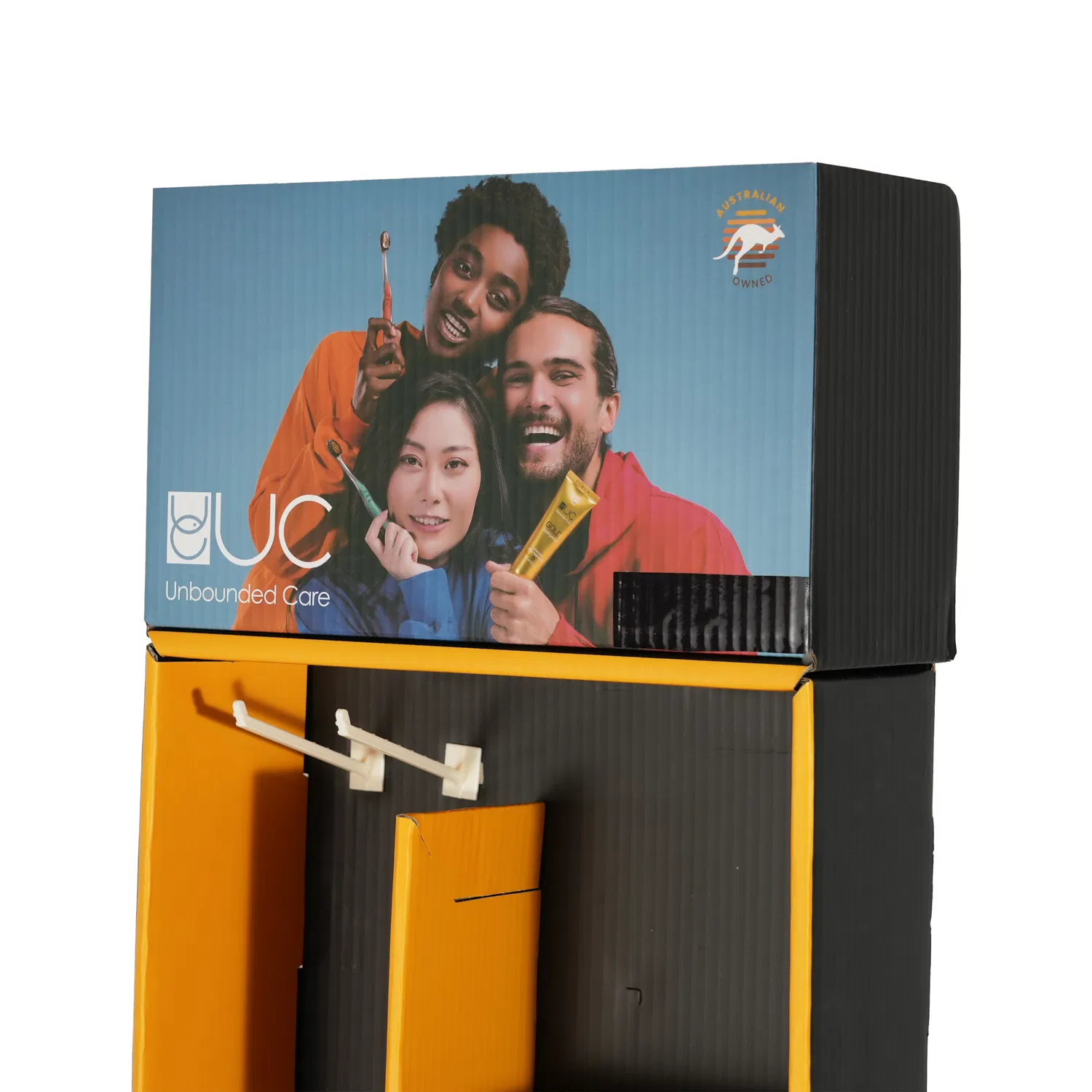 Daily Use Products Floor Standing Cardboard Paper Display Rack