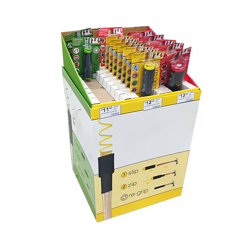 Custom Floor Standing Child Medicine Drug Cardboard Display Rack for Pharmacy Stroe