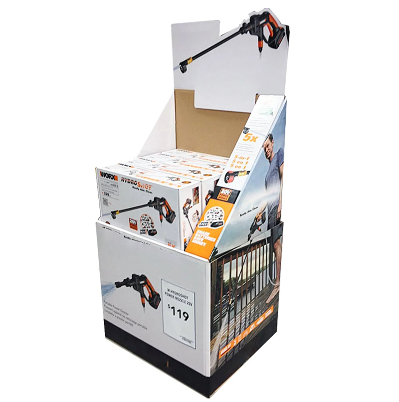 Custom Floor Standing Pencil Mark Pen Cardboard Display Rack for Stationery Store