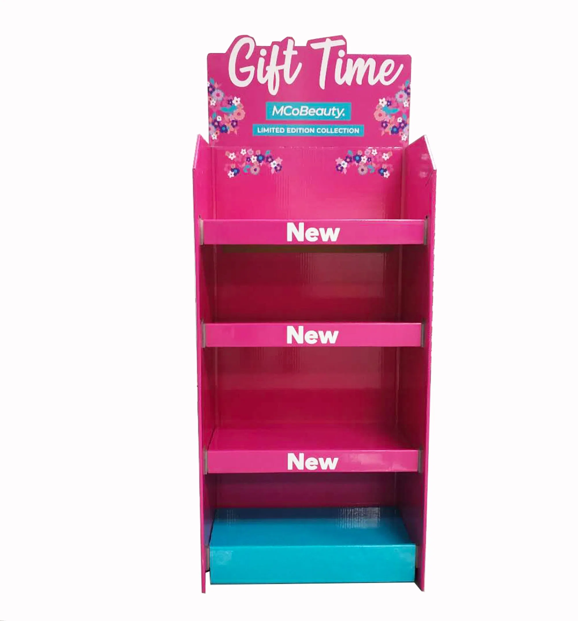 Mother's Day Festival Gift Display Stand Facial Mask Cabinet Display Rack for Branding Cosmetics