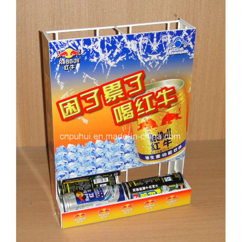 Metal Wire Counter Drinks Gravity Feed Rack Holder (PHY1013F)