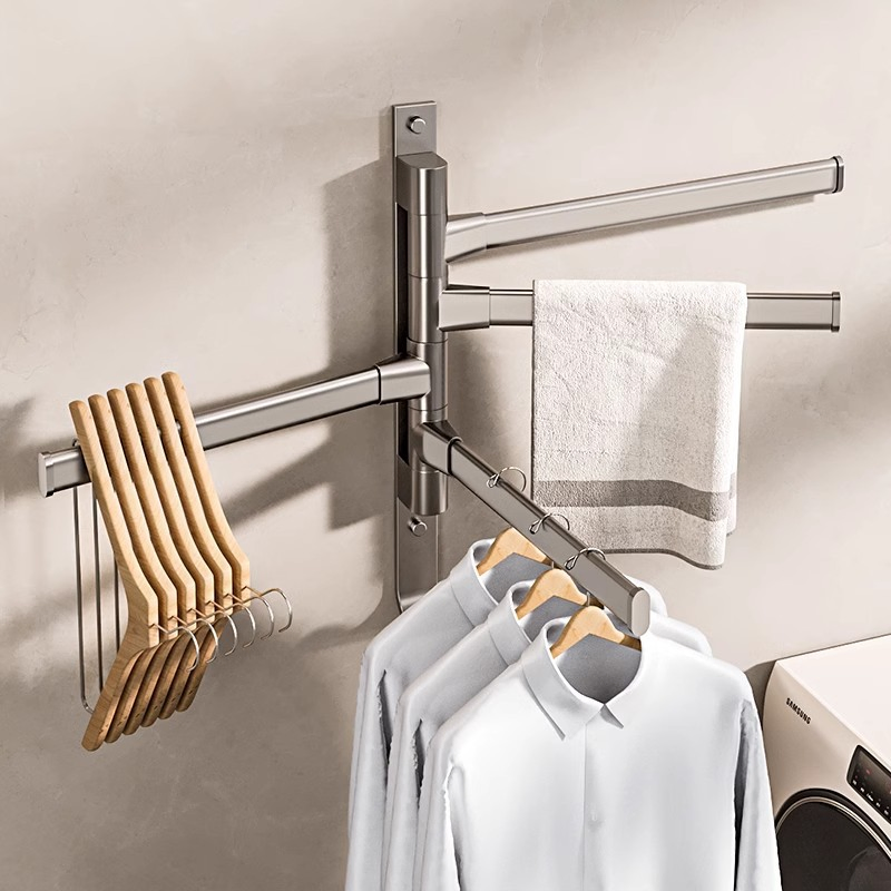 Stylish Free Rotating Towel Rack for Space-Saving Bathrooms