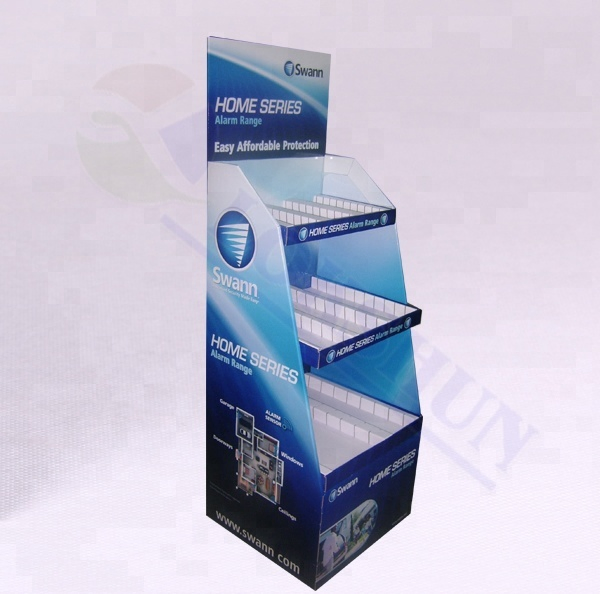 China Suppliers Pop Cardboard Paper Display Stand Corrugated Carton Cardboard Floor Display Rack