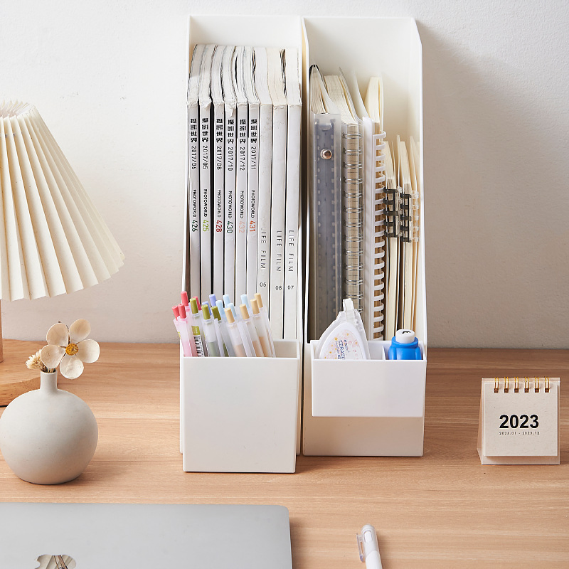 Office Stationery Supply, Document Magazine Book Paper File Holder for Desktop Storage