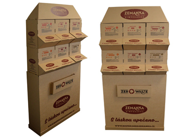 Snack Retail Display Stand with Gravity Feed Structure Dustproof Deisgn