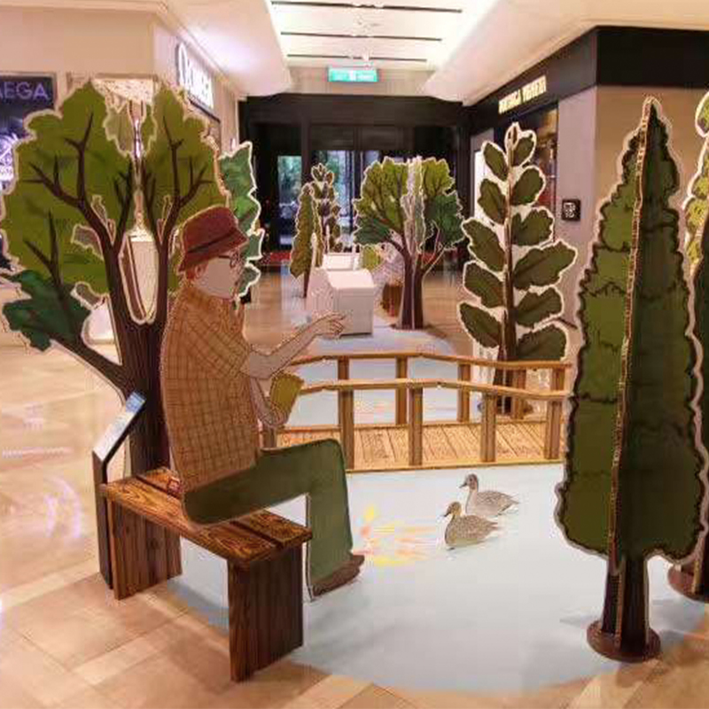 Portable Lightweight Toy Paper Cardboard Eco-Friendly Recycle Display Racks