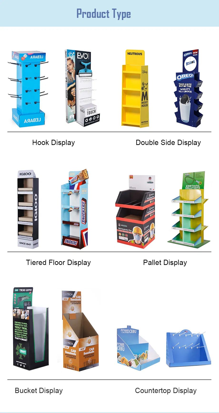Available Display Styles