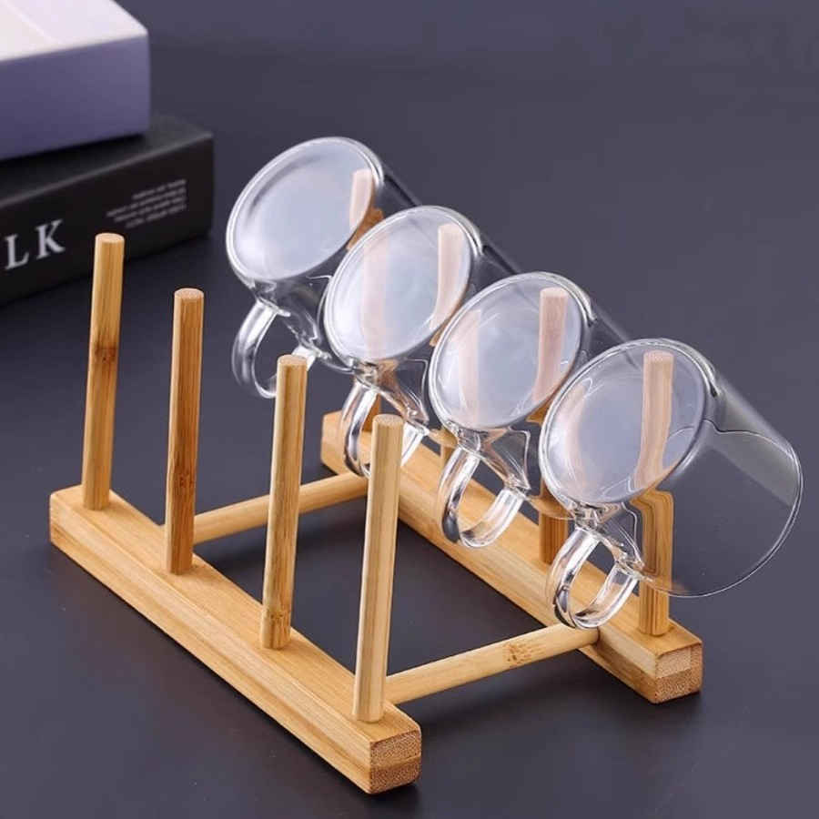 Wholesale Multifunctional Folding Display Kitchen Tool Kitchenware Dish Drain Rack Cleaning Tools Houseware Kitchenware Rack Bamboo Organizer Kitchen Dish Rack