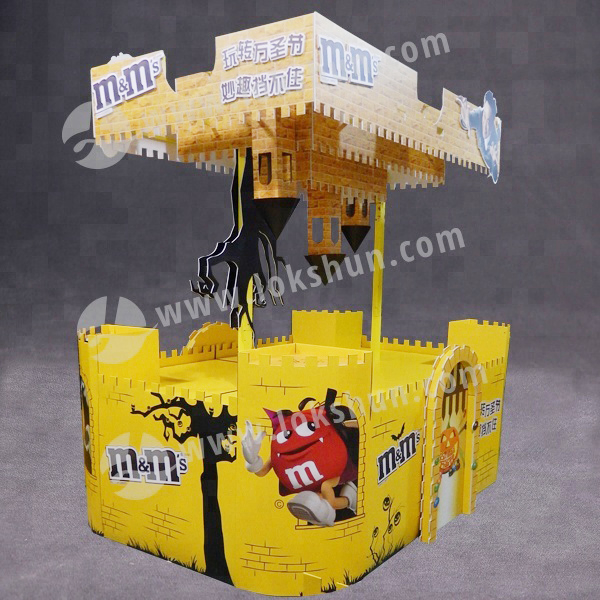 High Quality Cardboard Chocolate Pallet Display Supermarket Store Display Rack Food Snacks