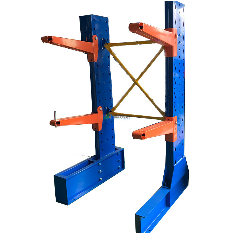 Long Material Rack Steel Shelving System Industrial Pipe Shelf Pipe Storage Tiered Cantilever Racks for Cargo-Storage