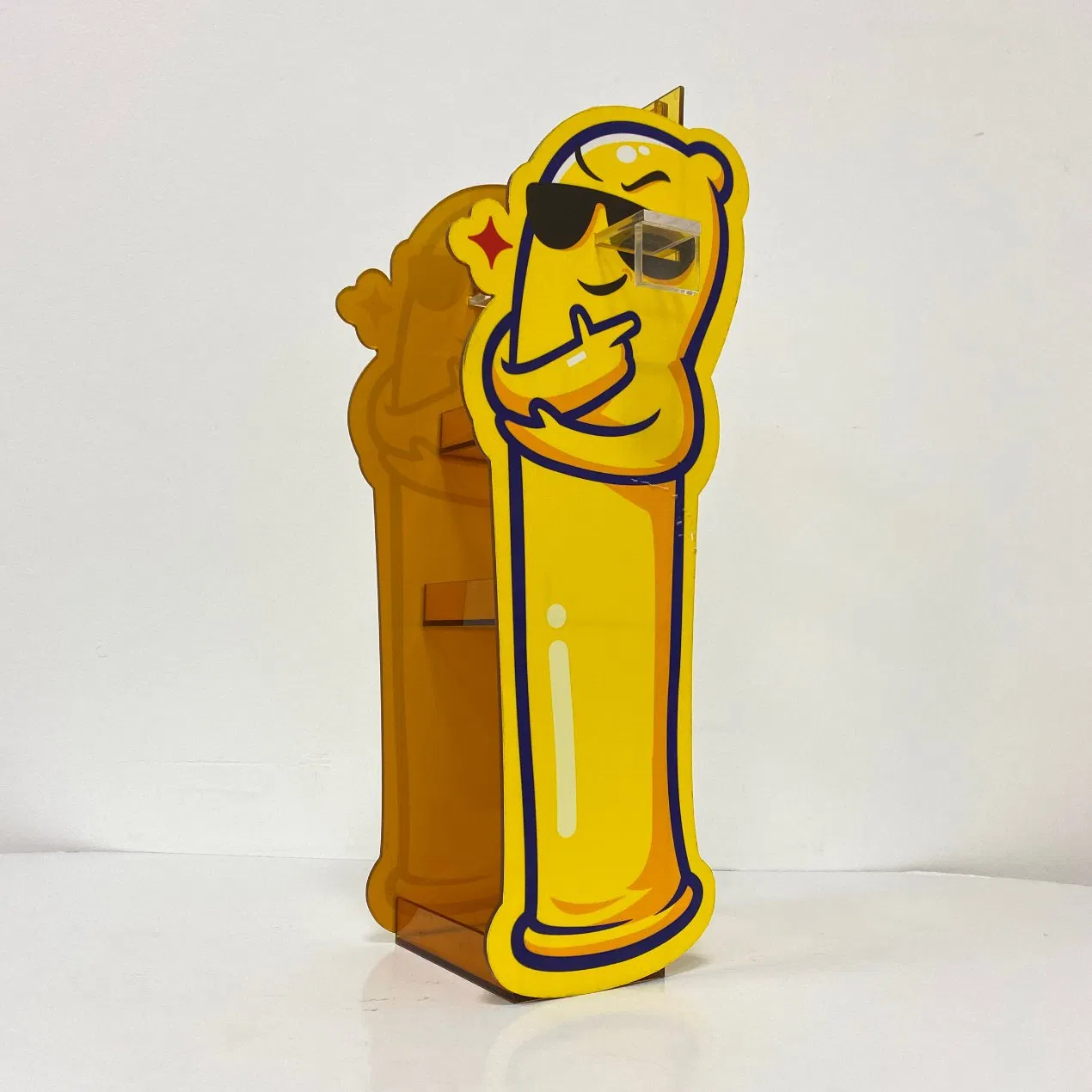 Rotating Chewing Gum Stand Display Stand Light Duty Display Rack Shelf Condom Display Stand in Front of Checkout